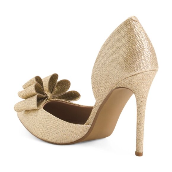 NWOB Betsey Johnson Prince D'Orsay Bow Pumps - Picture 6 of 6